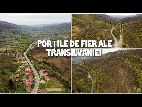Portile de fier ale Transilvaniei, imagini aeriene