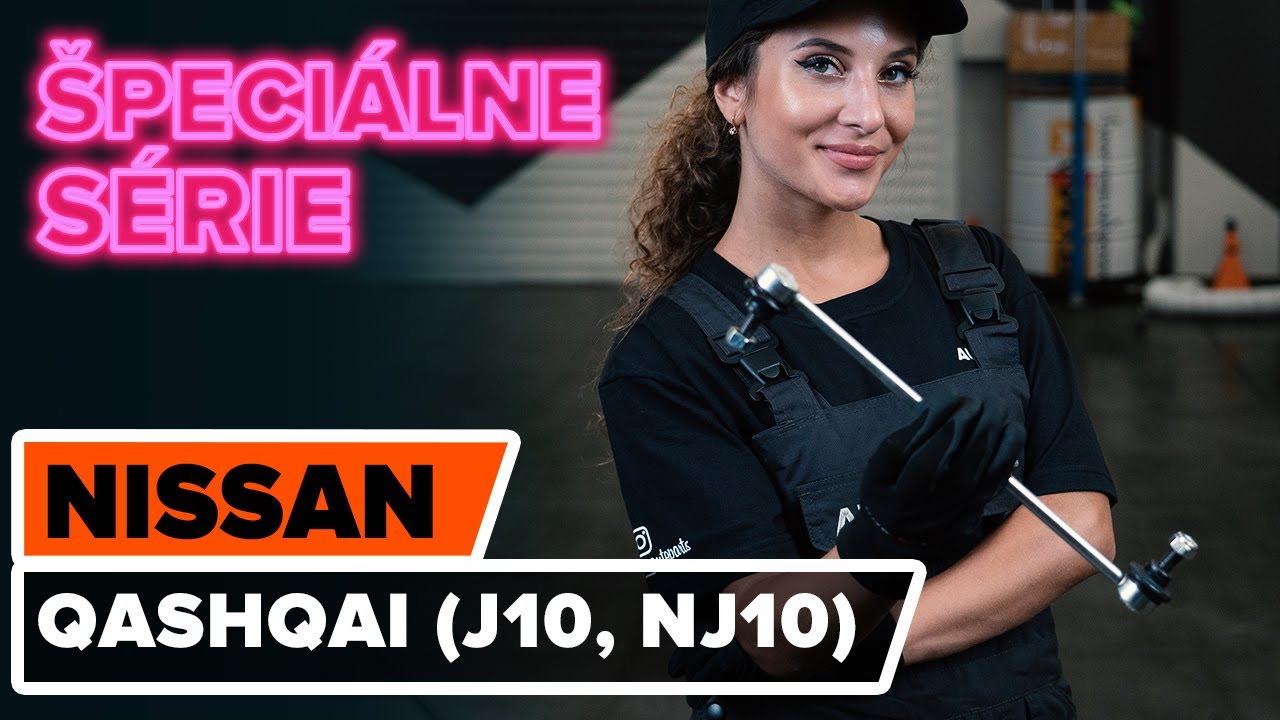 Ako vymeniť predné tyčky stabilizátora na Nissan Qashqai J10 – návod na výmenu