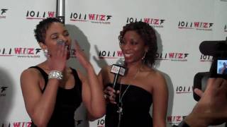 Britni Elise on the Red Carpet with 101.1 The Wiz