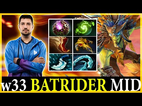 w33 IS BACK FOR REAL | BATRIDER REFRESH BUILD | Dota 2 Pro Players Clips