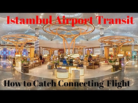 Transfer at Istanbul International Airport|Istanbul Airport 4k Walking Tour|Transit Istanbul Airport