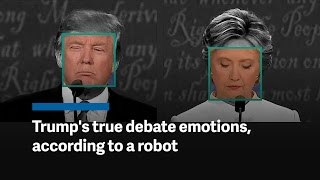 A debate-watching robot learned Trump's emotional self: sad!
