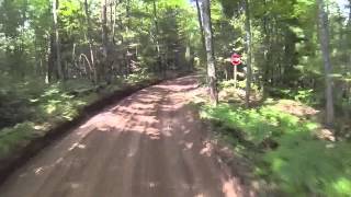 preview picture of video 'Little Manistee ORV Trail Lake County Michigan'