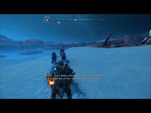 God of War Ragnarök - Mimir tells a story about Baldur