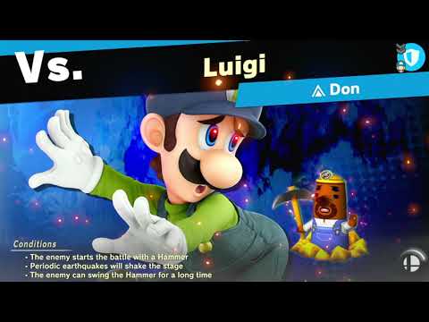 Super Smash Bros Ultimate World of Light: Luigi vs Don