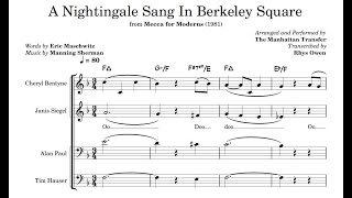 The Manhattan Transfer - A Nightingale Sang In Berkeley Square (Transcribed)