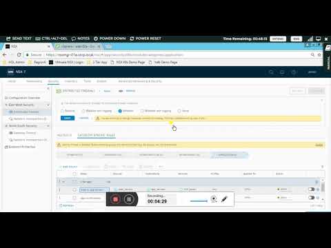 Connectivity Strategy in NSX-T DFW