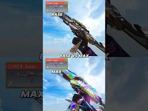 Mythic Uss9 Max vs Base Level Comparison in COD Mobile 💀