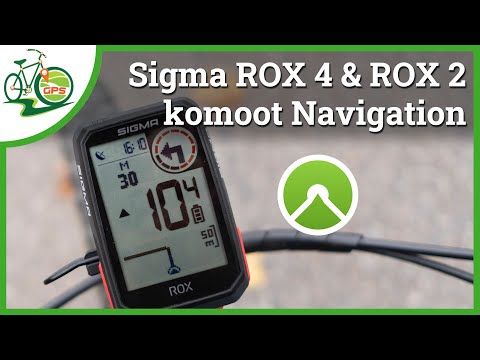Sigma ROX 4 & ROX 2 jetzt mit komoot Navigation 🏁 Track Navi und Abbiegehinweise ↱ Search & Go 🚴