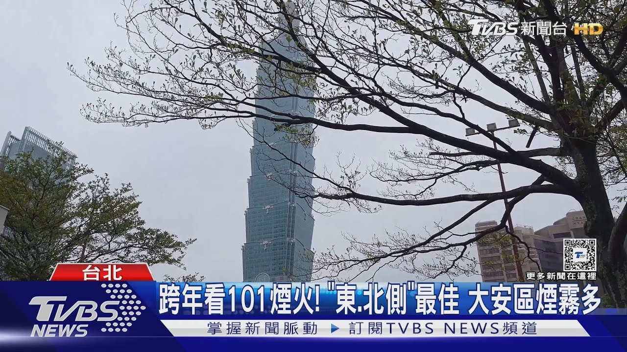 跨年看101煙火!「東、北側」最佳 大安區煙霧多