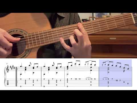 Adelita (with guitar tab) - Francisco Tarrega