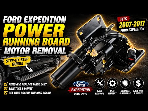 Ford expedition power running board motor removal.
