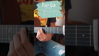 Fast Car Tracy Chapman Guitar Lesson // Fast Car Guitar Tutorial #Shorts