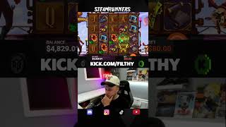 STEAMRUNNERS SLOT FEAT SPINS 80 TO 5K BIG WIN #shorts #slot #onlineslots #slots #bigwin