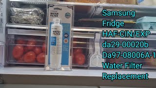 How to Remove Water Filter | Samsung Fridge da29-00020b Water Filter Replacement