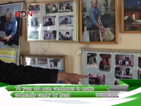 78 year old man continues to make authentic candy by hand-China Travel New Links-Episode 177-BONTV