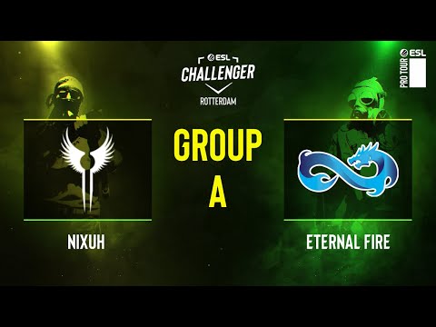 Nixuh vs. Eternal Fire - Map 1 [Inferno] - ESL Challenger Rotterdam 2022 - Group A