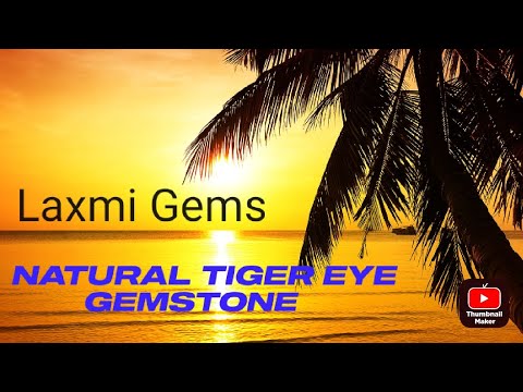 Tiger eye tumblestones