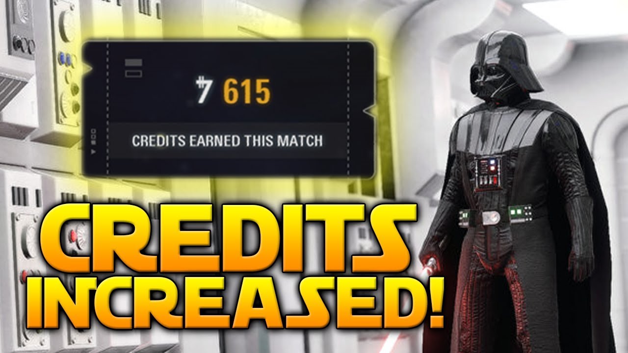 CREDIT GAIN INCREASED (Live now!) - Star Wars Battlefront 2