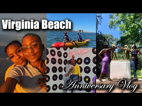 Celebrating our anniversary in Virgina Beach