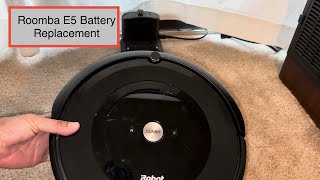 ROOMBA E5 Charging Error 11 battery replacement repair fix tutorial installation instructions