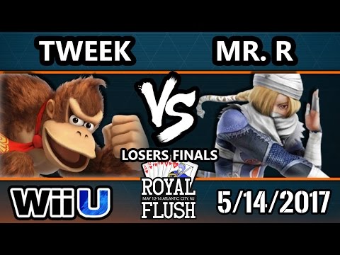 Royal Flush SSB4 - Mr. R (Sheik) Vs. Tweek (Donkey Kong) SSB4 LF - Smash 4