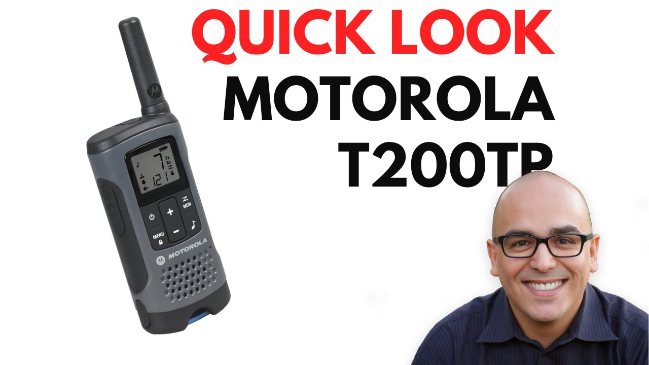 Motorola T200TP Talkabout Radios. - A Quick Look.