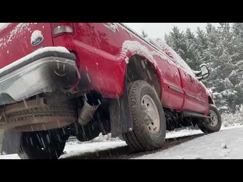 7.3 Powerstroke 5” diamond eye exhaust cold start