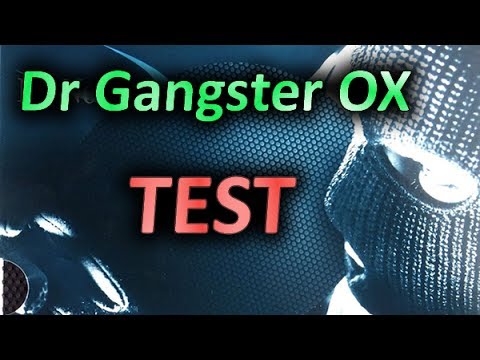 test DR NEUBAUER Gangster OX on RED + BLACK Pride D blade
