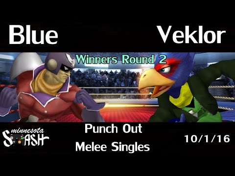 [Punch-Out Melee Singles WR2] Blue (Falcon) vs Veklor (Falco)  [10/01/16]
