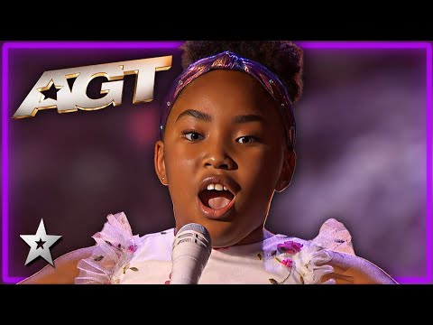 9 Year Old Has The Voice of an ANGEL on America's Got Talent!