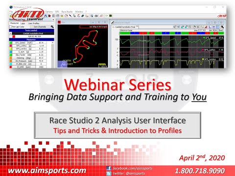 1-2 Race Studio 2 Analysis User Interface - Live Webinar - 4/2/2020