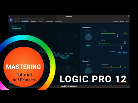 Logic Pro 12 Mastering Assistant auf Deutsch