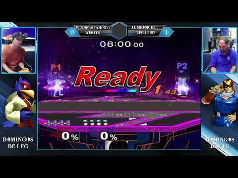 Domingos De LFG Melee: WR2 - LFG | Fist (C. Falcon) VS  JKL| Werito (Falco)