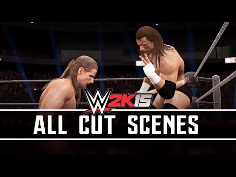 WWE 2K15 - ALL CUT SCENES - Best Friends, Bitter Enemies Showcase (Triple H & Shawn Michaels)