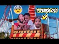 4 Year Old Avah's FIRST Roller Coaster Ride!!