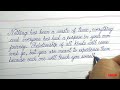 Simple Handwriting With Ball Pen Easy Calligraphy Writing