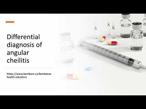 Differential diagnosis of angular cheilitis