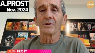 A. Prost Praises Max for Matching His Four Titles. プロスト、マックスV4を賞賛。Las Vegas Grand Prix. 2024.11.28
