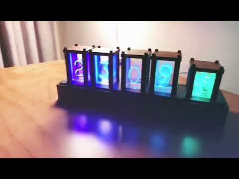 Modern RGB LED "Nixie" Clock [Cool Technology]