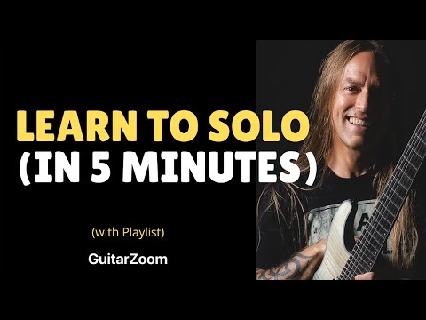 Learn To Solo In 5 Minutes - 6 Note Soloing Technique - Steve Stine Guitar Lesson