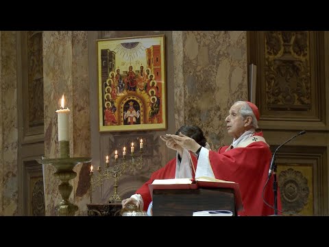 Card. Mario Poli: Celebración de Pentecostés