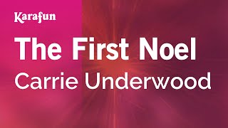 Karaoke The First Noel - Carrie Underwood *