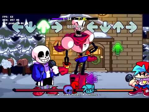 Double bone but its actually charted Fnf: VS Skeleton Bros V2 Cancelled Build