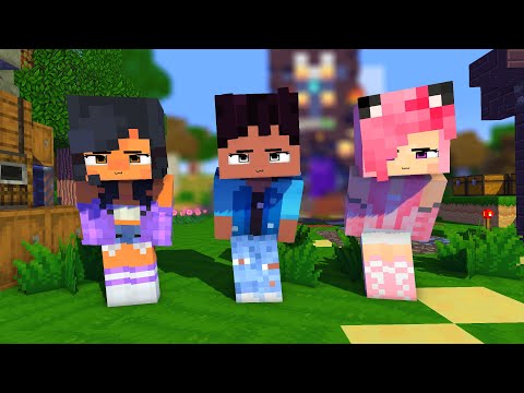 POI POI CHICKEN WING FIRST MEET BAD PIERCE APHMAU VS KAWAII CHAN - MINECRAFT ANIMATION #shorts