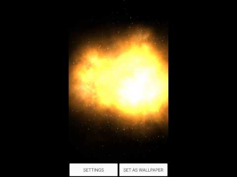 3D Galaxy live Wallpaper Video