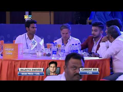 VIVO IPL Player Auction 2017 - Sunrisers Hyderabad