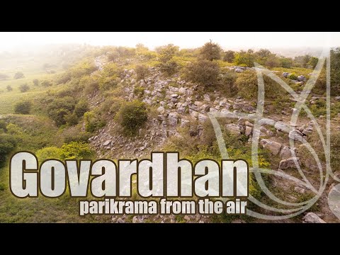 Govardhan parikrama from the air