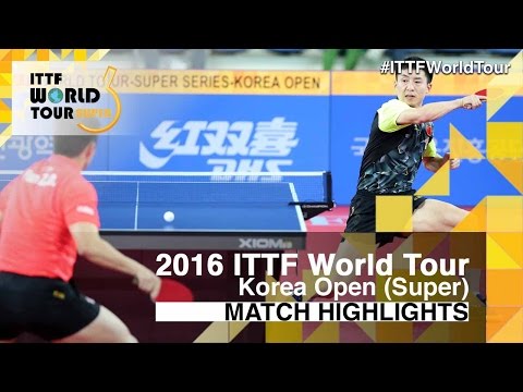 2016 Korea Open Highlights: Fang Bo vs Fan Zhendong (1/4)