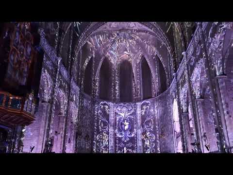 Barcelona Luminiscence Light Show in Barcelona's Basilica SANTA MARIA DEL PI